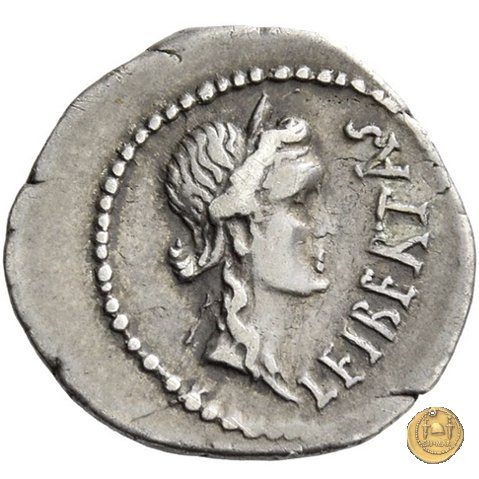 506/3 - quinario M. Iunius Brutus 43-42 a.C. (Itinerante con Brutus)