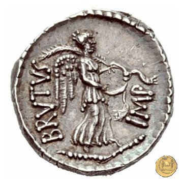 507/2 - denario M. Iunius Brutus / P. Servilius Casca Longus 43-42 BC (Itinerante con Brutus)