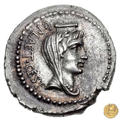 508/2 - denario M. Iunius Brutus / L. Plaetorius Cestianus 43-42 BC (Itinerante con Brutus)