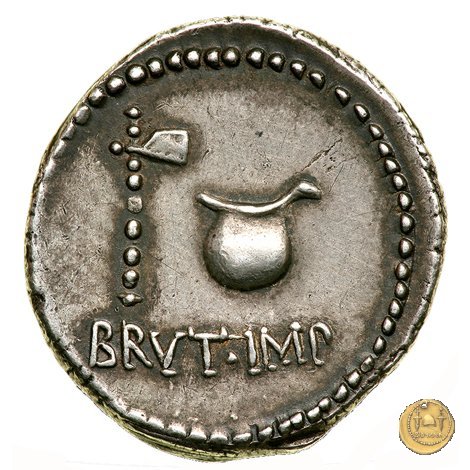 508/2 - denario M. Iunius Brutus / L. Plaetorius Cestianus 43-42 BC (Itinerante con Brutus)