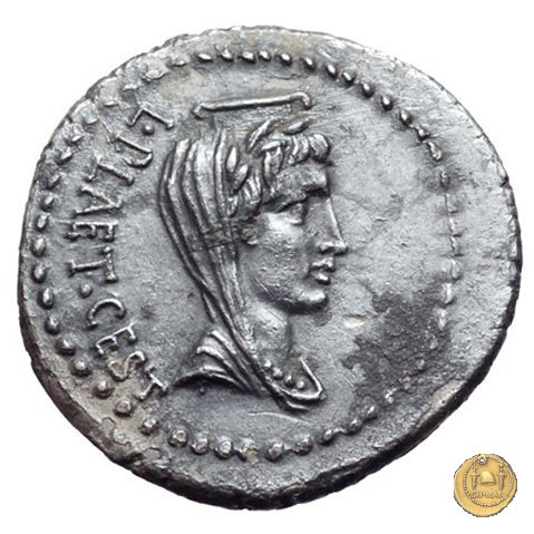 508/2 - denario M. Iunius Brutus / L. Plaetorius Cestianus 43-42 BC (Itinerante con Brutus)