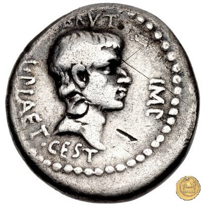 508/3 - denario M. Iunius Brutus / L. Plaetorius Cestianus 43-42 BC (Itinerante con Brutus)