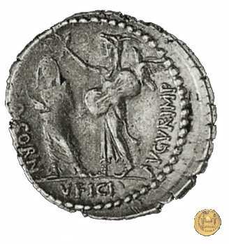 509/2 - denario Q. Cornuficius 42 BC (Africa)