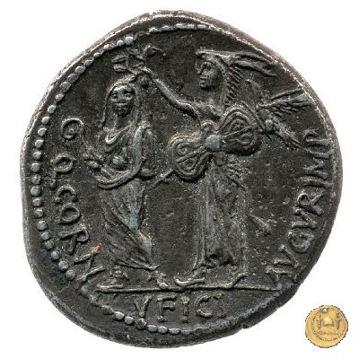 509/2 - denario Q. Cornuficius 42 BC (Africa)