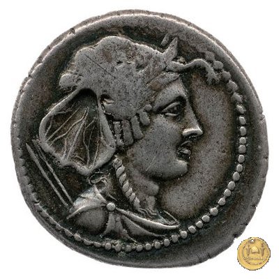 509/4 - denario Q. Cornuficius 42 BC (Africa)