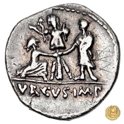 510/1 - denario L. Staius Murcus 42-41 BC (Itinerante con Staius)