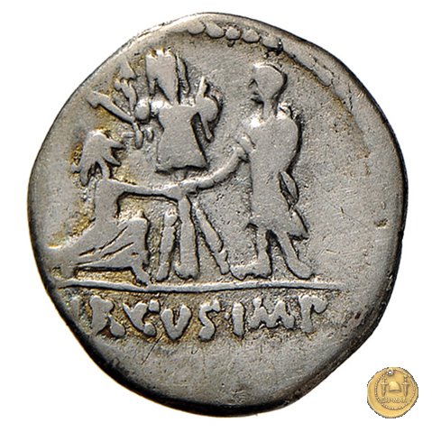 510/1 - denario L. Staius Murcus 42-41 BC (Itinerante con Staius)