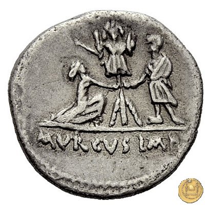 510/1 - denario L. Staius Murcus 42-41 BC (Itinerante con Staius)