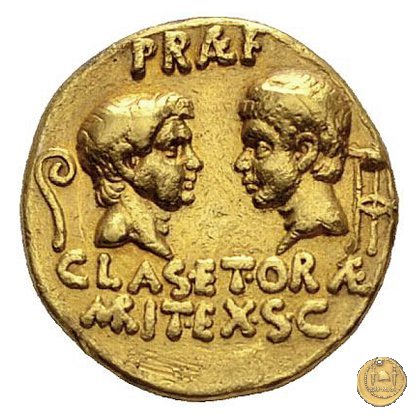 511/1 - aureo Sex. Pompeius Magnus Pius 42-40 BC (Sicilia)