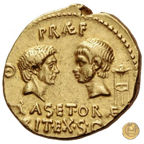 511/1 - aureo Sex. Pompeius Magnus Pius 42-40 BC (Sicilia)