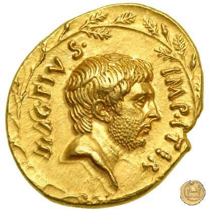 511/1 - aureo Sex. Pompeius Magnus Pius 42-40 a.C. (Sicilia)