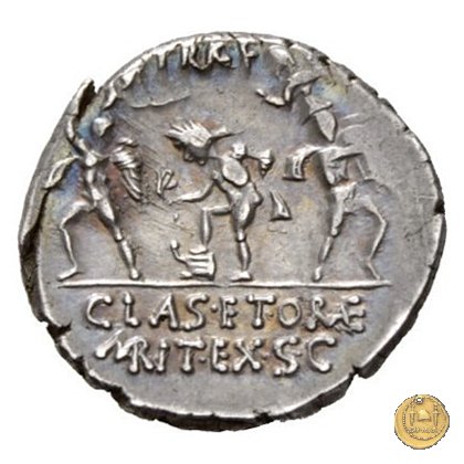 511/3 - denario Sex. Pompeius Magnus Pius 42-40 BC (Sicilia)
