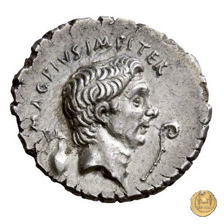 511/3 - denario Sex. Pompeius Magnus Pius 42-40 BC (Sicilia)