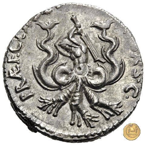 511/4 - denario Sex. Pompeius Magnus Pius 42-40 BC (Sicilia)