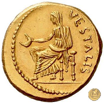 512/1 - aureo C. Clodius C.f. Vestalis 41 BC (Roma)