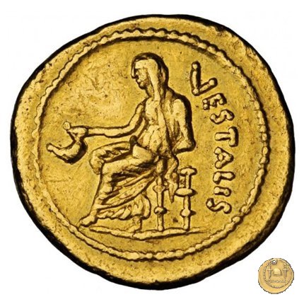 512/1 - aureo C. Clodius C.f. Vestalis 41 BC (Roma)