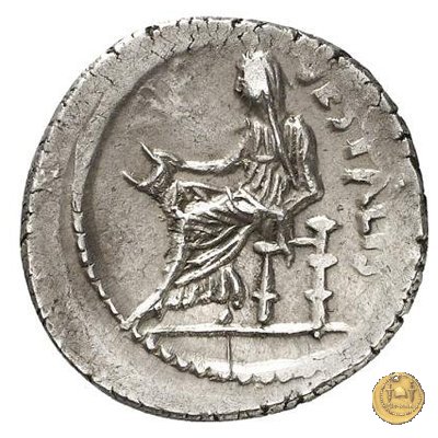 512/2 - denario C. Clodius C.f. Vestalis 41 BC (Roma)