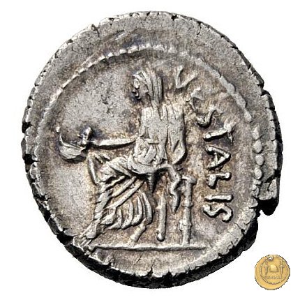 512/2 - denario C. Clodius C.f. Vestalis 41 BC (Roma)