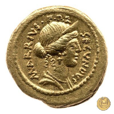 513/1 - aureo M. Arrius Secundus 41 BC (Roma)