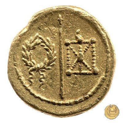 513/1 - aureo M. Arrius Secundus 41 BC (Roma)