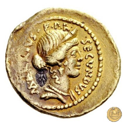 513/1 - aureo M. Arrius Secundus 41 BC (Roma)