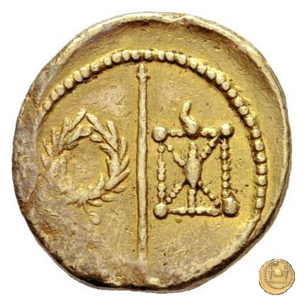 513/1 - aureo M. Arrius Secundus 41 BC (Roma)