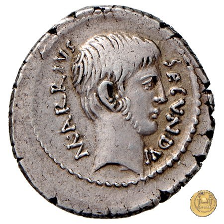 513/2 - denario M. Arrius Secundus 41 BC (Roma)