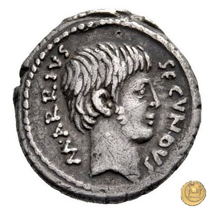 513/2 - denario M. Arrius Secundus 41 BC (Roma)