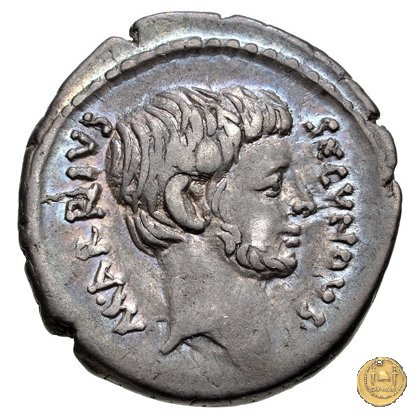 513/2 - denario M. Arrius Secundus 41 BC (Roma)