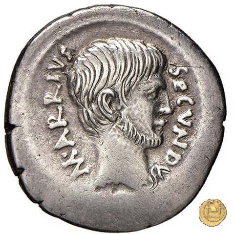 513/2 - denario M. Arrius Secundus 41 BC (Roma)