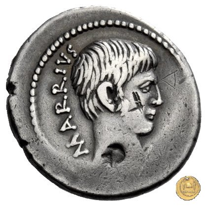 513/3 - denario M. Arrius Secundus 41 BC (Roma)