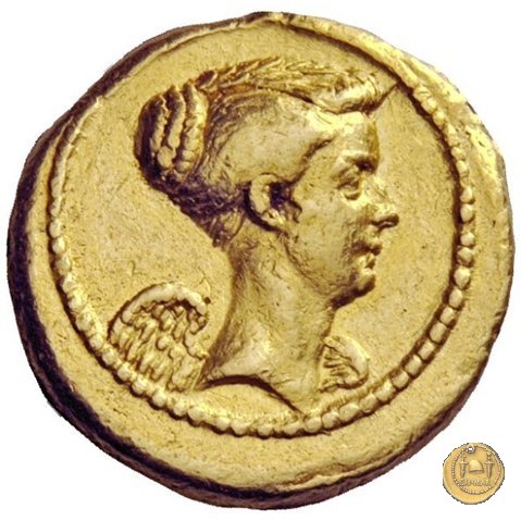 514/1 - aureo C. Numonius Vaala 41 BC (Roma)