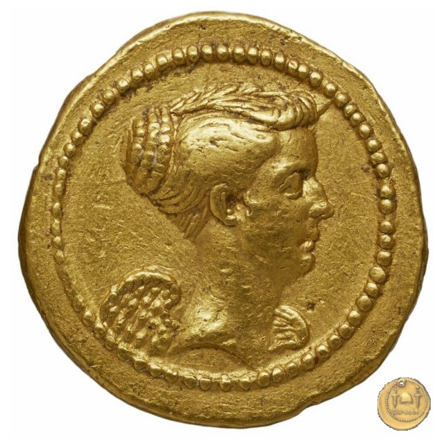 514/1 - aureo C. Numonius Vaala 41 BC (Roma)