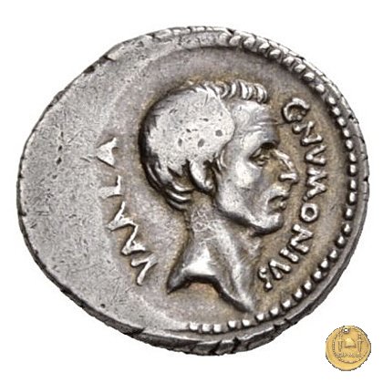 514/2 - denario C. Numonius Vaala 41 BC (Roma)