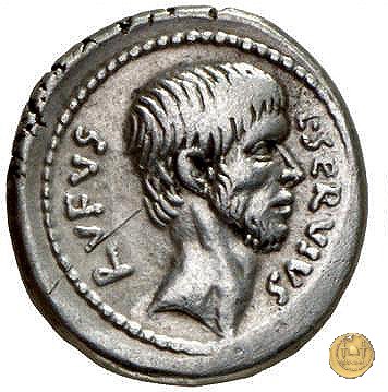 515/2 - denario L. Servius Rufus 41 BC (Roma)