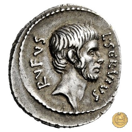 515/2 - denario L. Servius Rufus 41 BC (Roma)