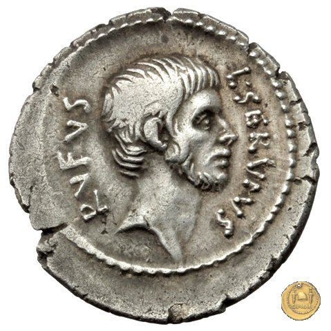 515/2 - denario L. Servius Rufus 41 BC (Roma)