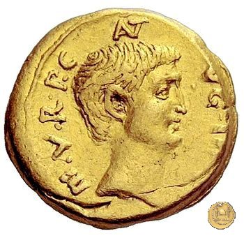 516/1 - aureo M. Antonius 41 BC (Itinerante con M. Antonius)