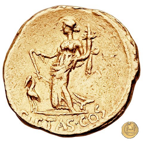 516/1 - aureo M. Antonius 41 BC (Itinerante con M. Antonius)