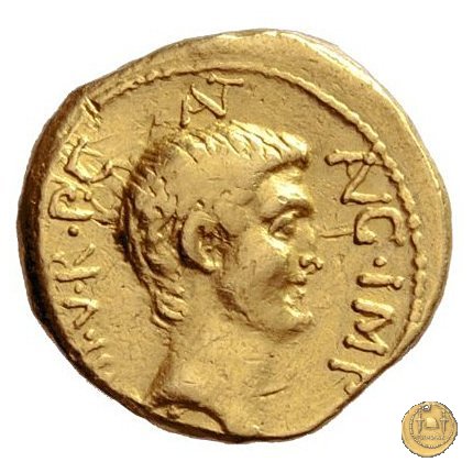 516/1 - aureo M. Antonius 41 BC (Itinerante con M. Antonius)