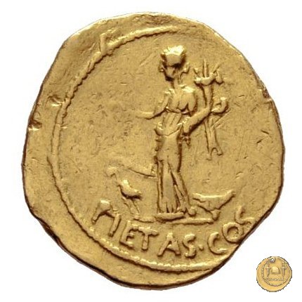 516/1 - aureo M. Antonius 41 BC (Itinerante con M. Antonius)