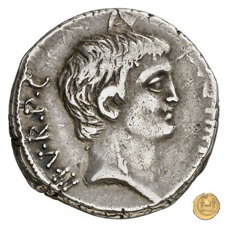 516/2 - denario M. Antonius 41 BC (Itinerante con M. Antonius)