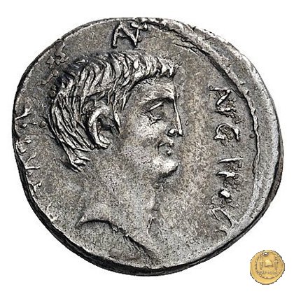 516/2 - denario M. Antonius 41 BC (Itinerante con M. Antonius)