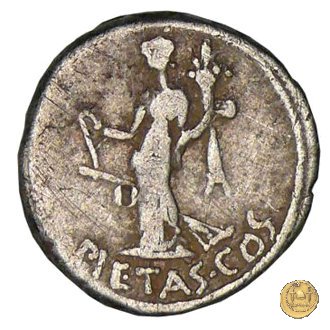 516/3 - denario M. Antonius 41 BC (Itinerante con M. Antonius)