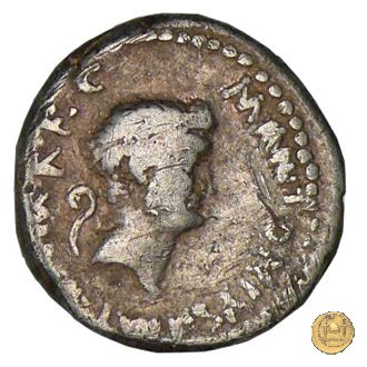 516/3 - denario M. Antonius 41 a.C. (Itinerante con M. Antonius)