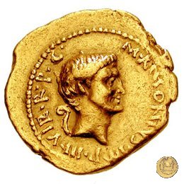 516/4 - aureo M. Antonius 41 BC (Itinerante con M. Antonius)