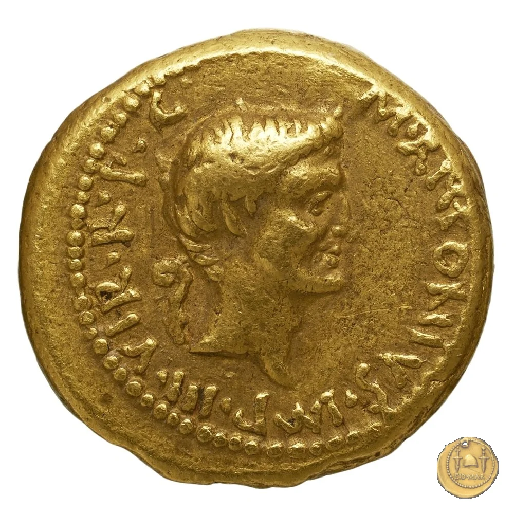516/4 - aureo M. Antonius 41&nbsp;BC (Itinerante con M. Antonius)