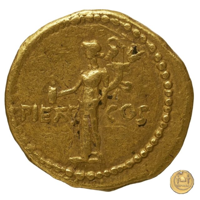 516/4 - aureo M. Antonius 41 BC (Itinerante con M. Antonius)