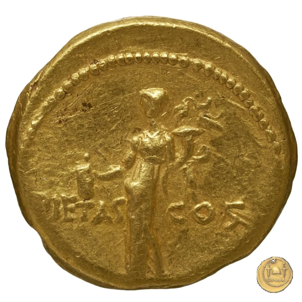516/4 - aureo M. Antonius 41&nbsp;BC (Itinerante con M. Antonius)