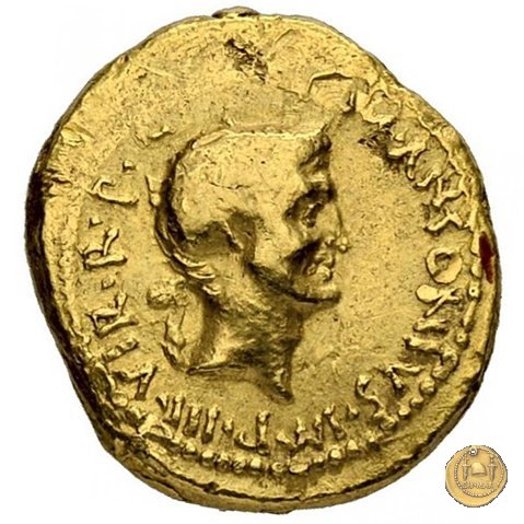 516/4 - aureo M. Antonius 41 BC (Itinerante con M. Antonius)